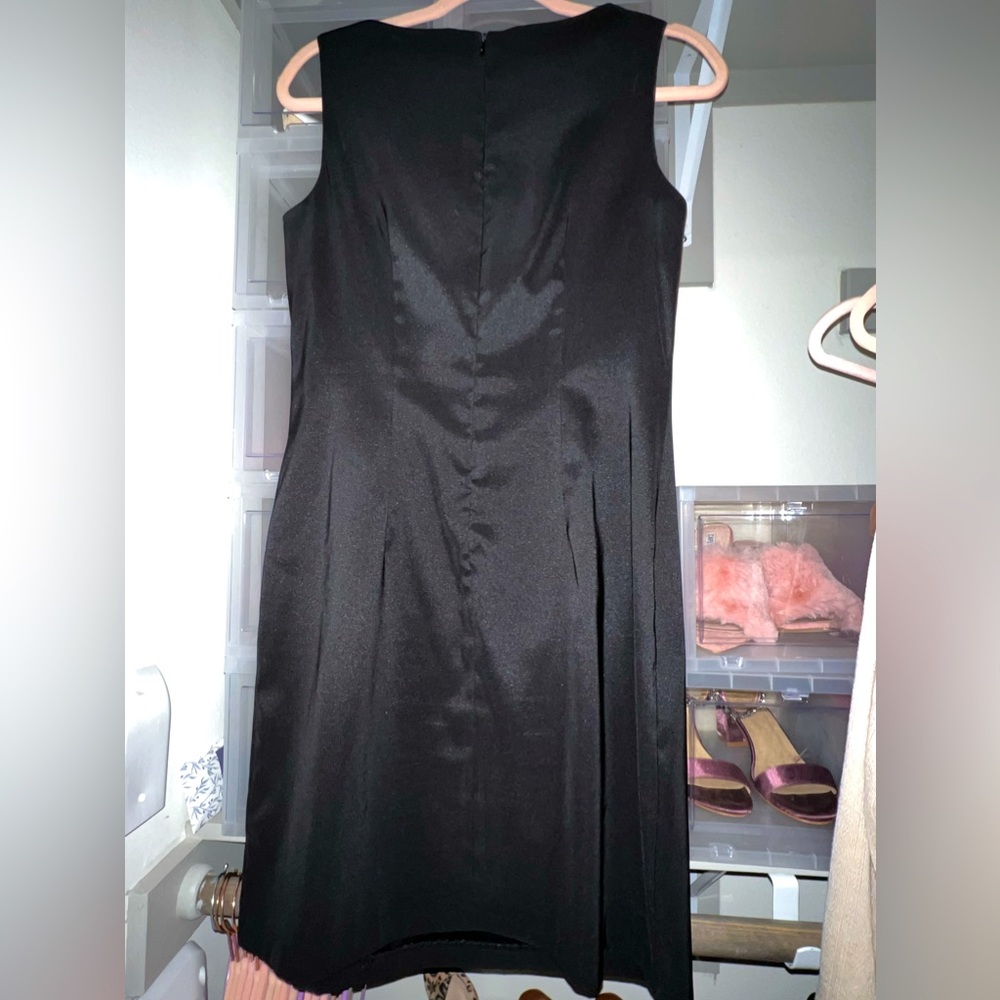Black Fitted Shift Dress